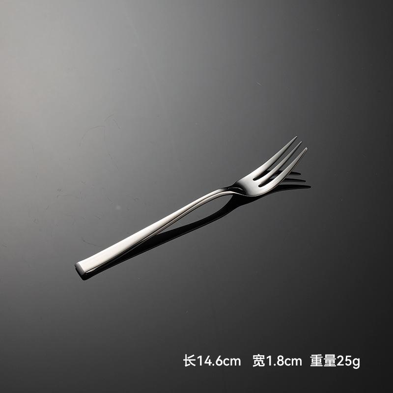 Кованая нержавеющая сталь 304 с квадратной ручкой, наклонная, в стиле вестерн, нож и вилка, ложка, тяжелый нож и вилка для основных блюд в отеле