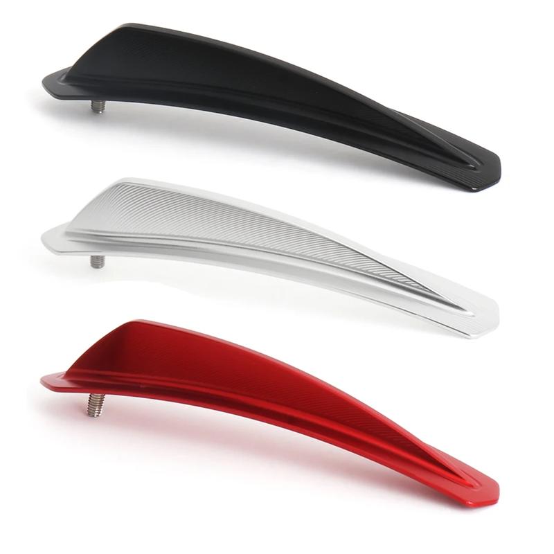 Motorcycle Front Fender Trim Decorative Mudguard Crest Cover For Vespa GTS300 Gts300 GTS 300 Super 2025 2025 Parts (Black)