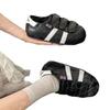 2025 осень ракушка голова толстая подошва липучка немецкие тренировочные туфли женские новые увеличивающие рост универсальные спортивные и повседневные туфли с большой головой