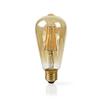 NEDIS Ampoule À Filament LED Intelligente WiFi - E27 - ST64 - 5 W - 500 Lm