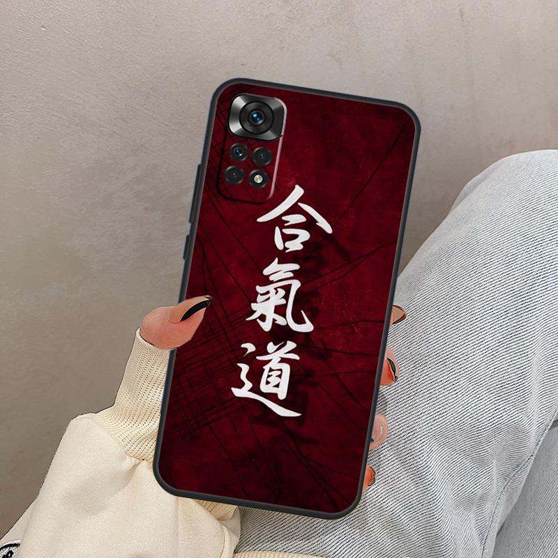 Япония Боевое Айкидо Для Xiaomi Redmi Note 13 9 10 11 12 14 15 Pro Plus Чехол Обложка Для Redmi 14C 10C 12C 13C 15C