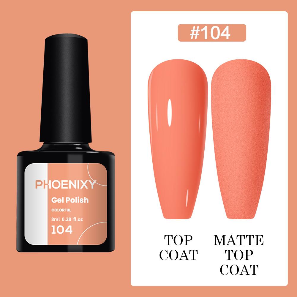 PHOENIXY, 50 шт., гель-лак для ногтей, долговечный гель-лак, верхнее базовое покрытие, полуперманентный гель-лак, дизайн ногтей «сделай сам»