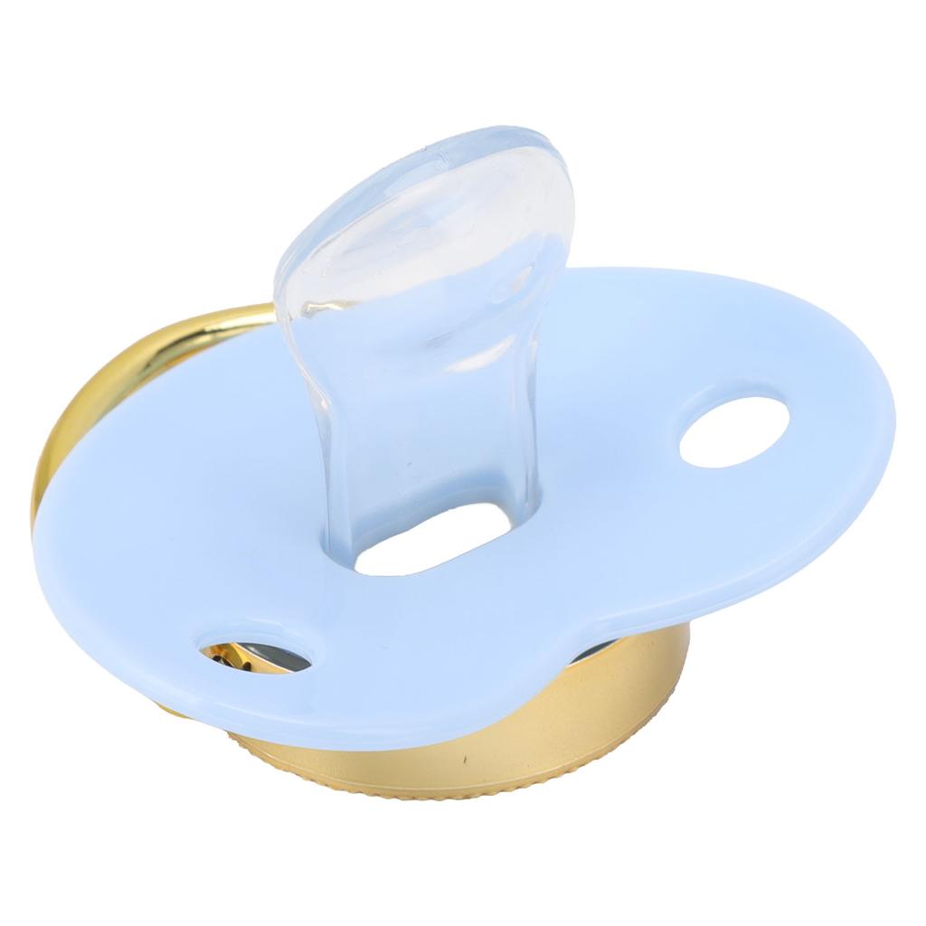 Детская роскошная пустышка соска-пустышка для новорожденных без бисфенола А Маленький принц со стразами золотистого цвета для детей от 6 до