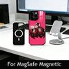 H-Hazbin H-Husk Phone Case For iPhone17,16,15,14,13,12,11 Plus,Pro Magnetic For Magsafe Wireless Charging