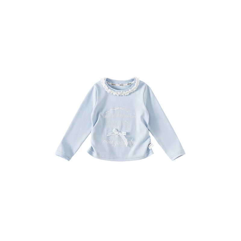 Insbobo Girls' Tops 2026 Spring & Fall New Style Kidsren's Long-Sleeved T-Shirts Super Nice Baby Clothes Spring Clothes Kidsren's Clothing