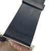 GUCCI 100M G logo Watch Men's Watch Clock Wristwatch SS / rubber Black/Silver