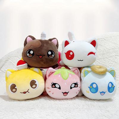 Плюшевая игрушка Aphmau, горячо продаваемая, кошка, плюшевая игрушка, кукла, бургер, картофель фри, кошка, мягкая подушка