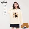 MJ STYLE Women's Milk Silk Hooded Sweatshirt