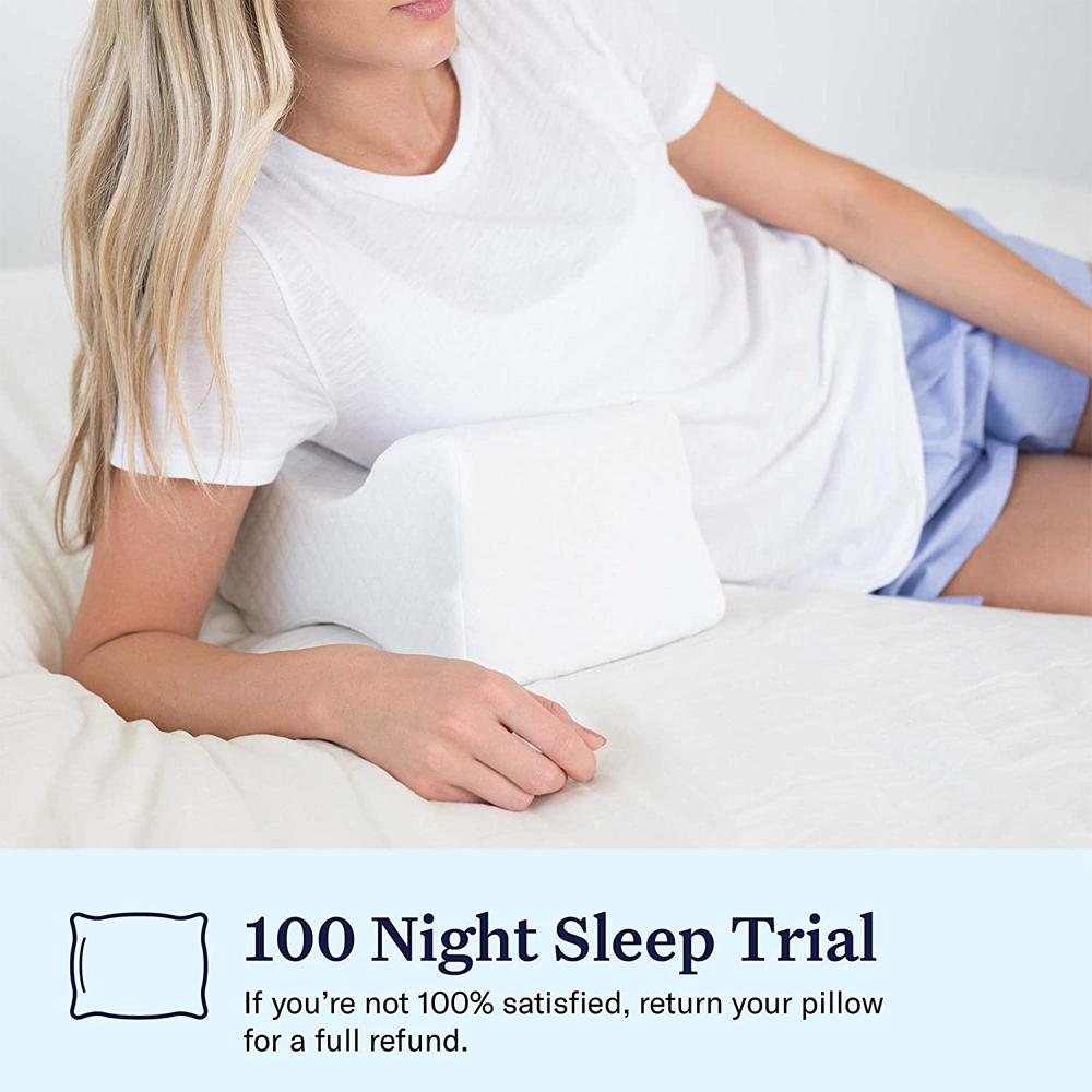 1Pcs Square Memory Cotton Pregnant Women Leg Pillow Knee Pillow Side Sleep Clip Leg Decompression Office Unisex