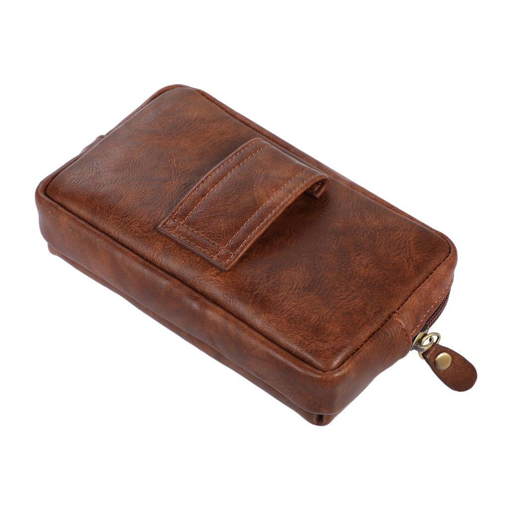 Универсальный кожаный мужской поясной кошелек сумка для телефона с зажимом для ремня чехол-кобура большой емкости чехол