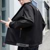 Новая весенне-осенняя куртка-кардиган со стойкой воротником, повседневная трендовая мужская куртка