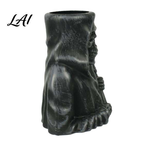 Funny Holiday Gifts for Friends Ghost/Skull Shape Pen Holder Resin Desktop Organizer Halloween Cute Ghost Cup Decorative Storage Container