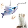 Интерактивная игрушка для кошек Хлопающая рыба Щебечущие кошки Игровое время Активация Активируемый котенок