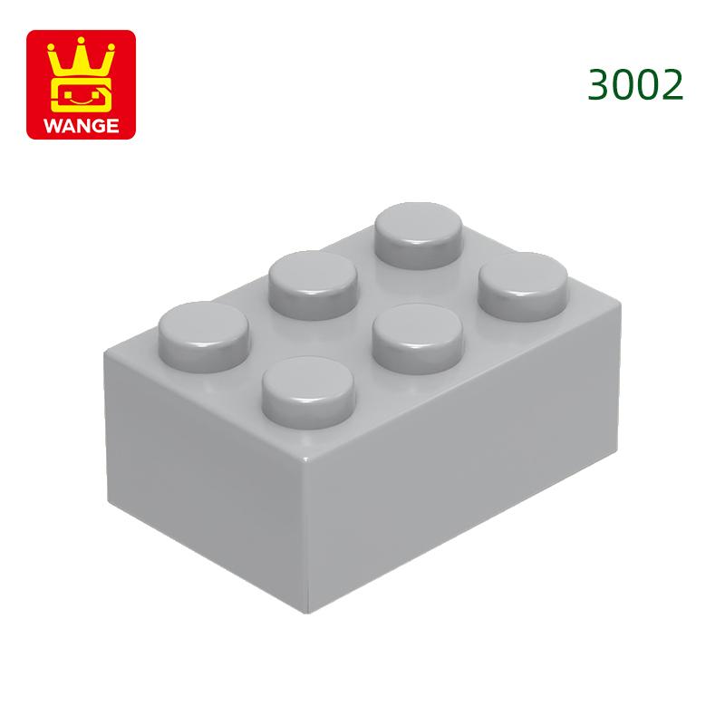 Нетоксичный 55 шт./лот 3002 2x3 Толстые Строительные Блоки Moc Аксессуары Совместимые С Кирпичами Детские Игрушки Подарочная Коробка