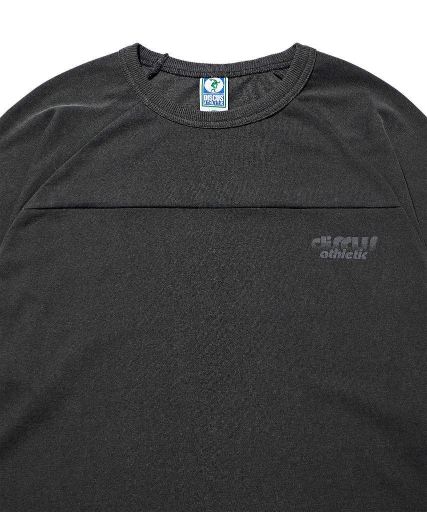DISCUS ATHLETIC Raglan Logo Long Sleeve Pigment Charcoal