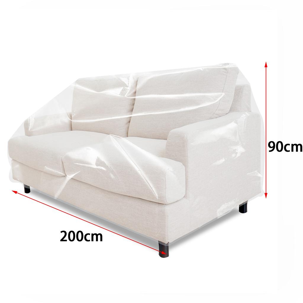 Couch Cover Pet Plastic Cover Transparent Cat Scratch Protector Waterproof Sofa Cover for Protection Against Cat Dog Clawing