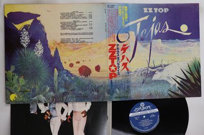 Виниловая пластинка ZZ TOP Tejas GP1050 LONDON 1977 Япония Obi Рок Б/у