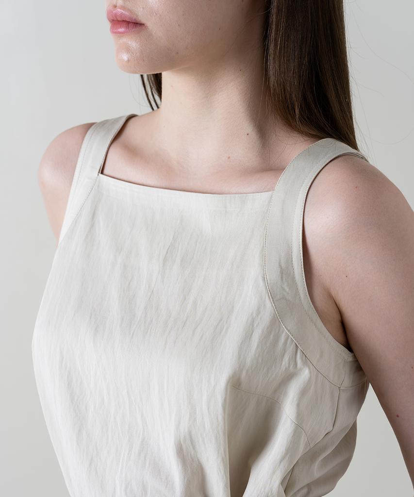 Noing Sleeveless Long Dress (Beige)