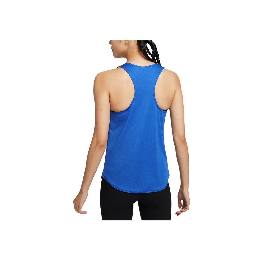 Nike Майка Dri-Fit Fast Легкая Мягкая Стильная Однотонная Женские Топы Синяя IB8751-450