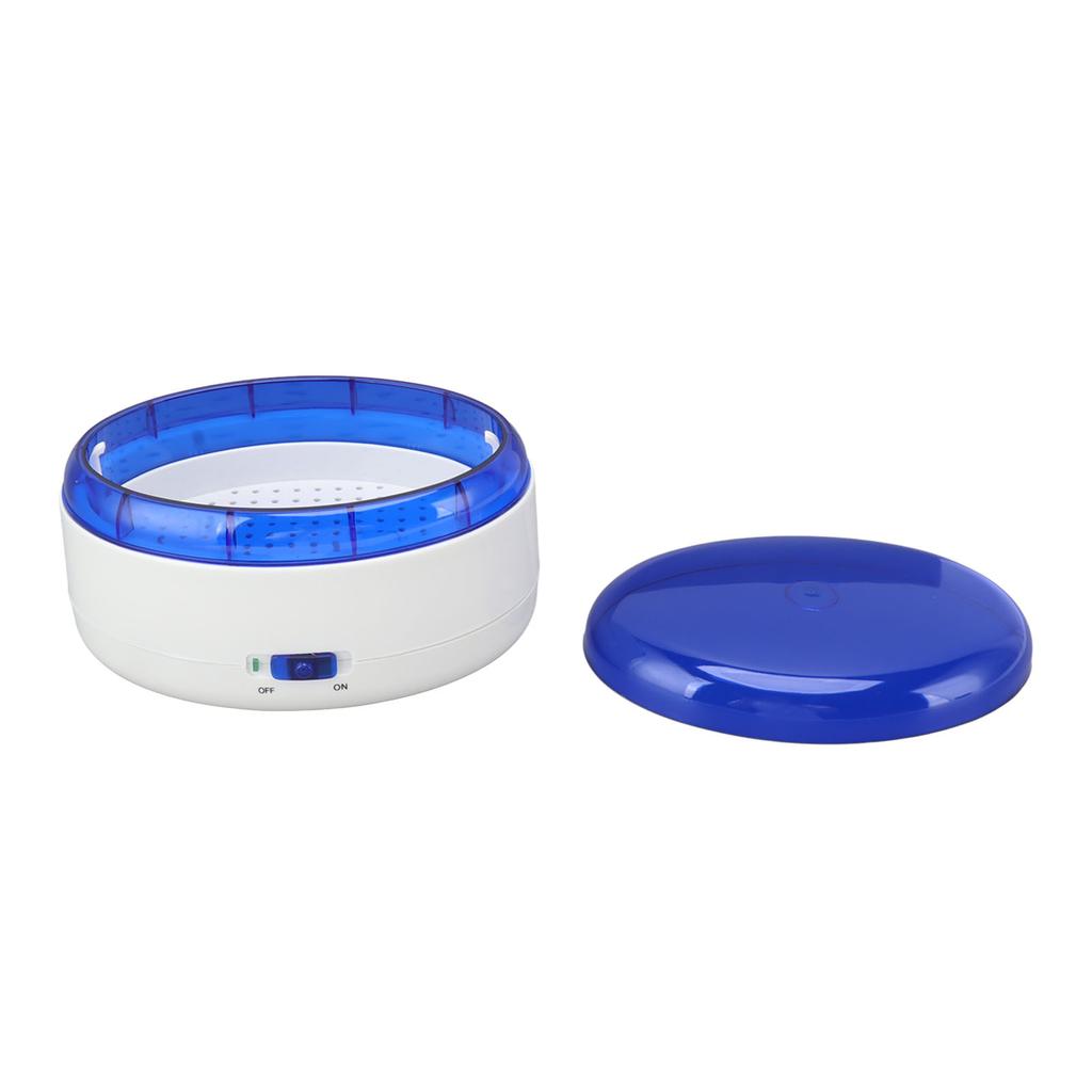 Jewelry Cleaner Machine ABS Quick Washing Portable Glasses Cleaner Machine for Ring Earing Glasses Cosmetic Brush