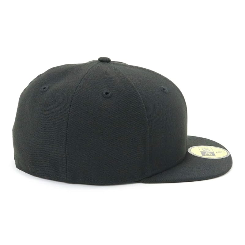[New Era] cap basic Plain color black 7 1/2 506 BASIC BLK/WHT 25J