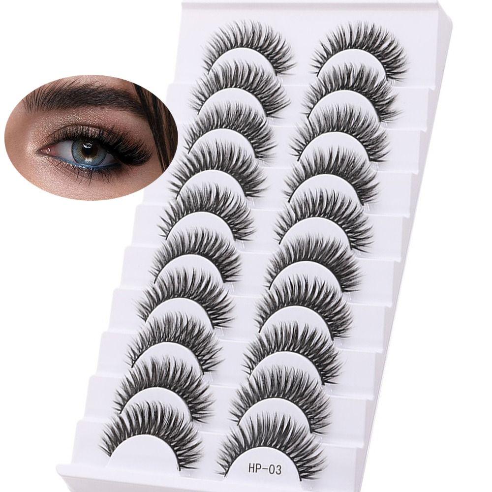 Full Strip False Eyelashes Dramatic Eye Makeup Tools Beauty 3D Faux Mink Lash Eyelash Extension