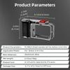 Aluminium Alloy Metal Frame Protective Frame Cage Cold Shoe Expansion Extended Holder Mount Handle Grip Kit for Action 5 Pro 4 3