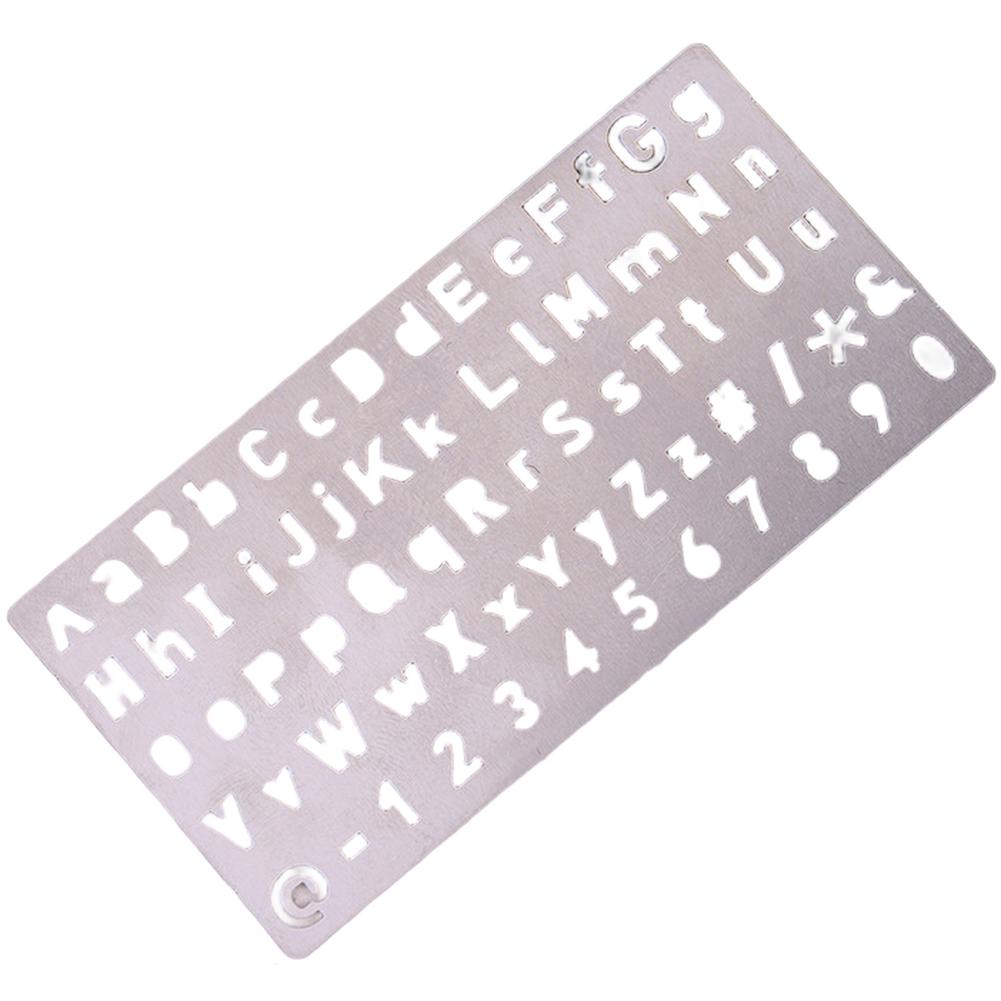 1PCS Mnemonic Template Steel Plate Engraving Tool 304 Stainless Steel For Stamping Mnemonics And Engraving Templates
