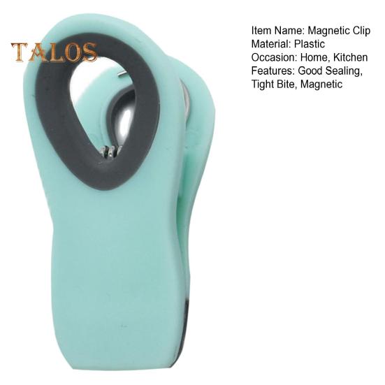 Зажим для еды, плотный прикус, влагостойкий, экономичный, полезный, магнитный, сумка для закусок, кухонные аксессуары, зажим для еды