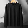 Men's Large Size Warm Round Neck Sweater Soft High Quality Fabric Loose Casual Sports Long-sleeved Sweater T Shirt Sweater