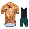 Summer Cycling Clothing   Team Ropa Ciclismo Hombre Short Sleeve Cycling Jersey Set Mtb Bike Man Uniforme Maillot Bicycle