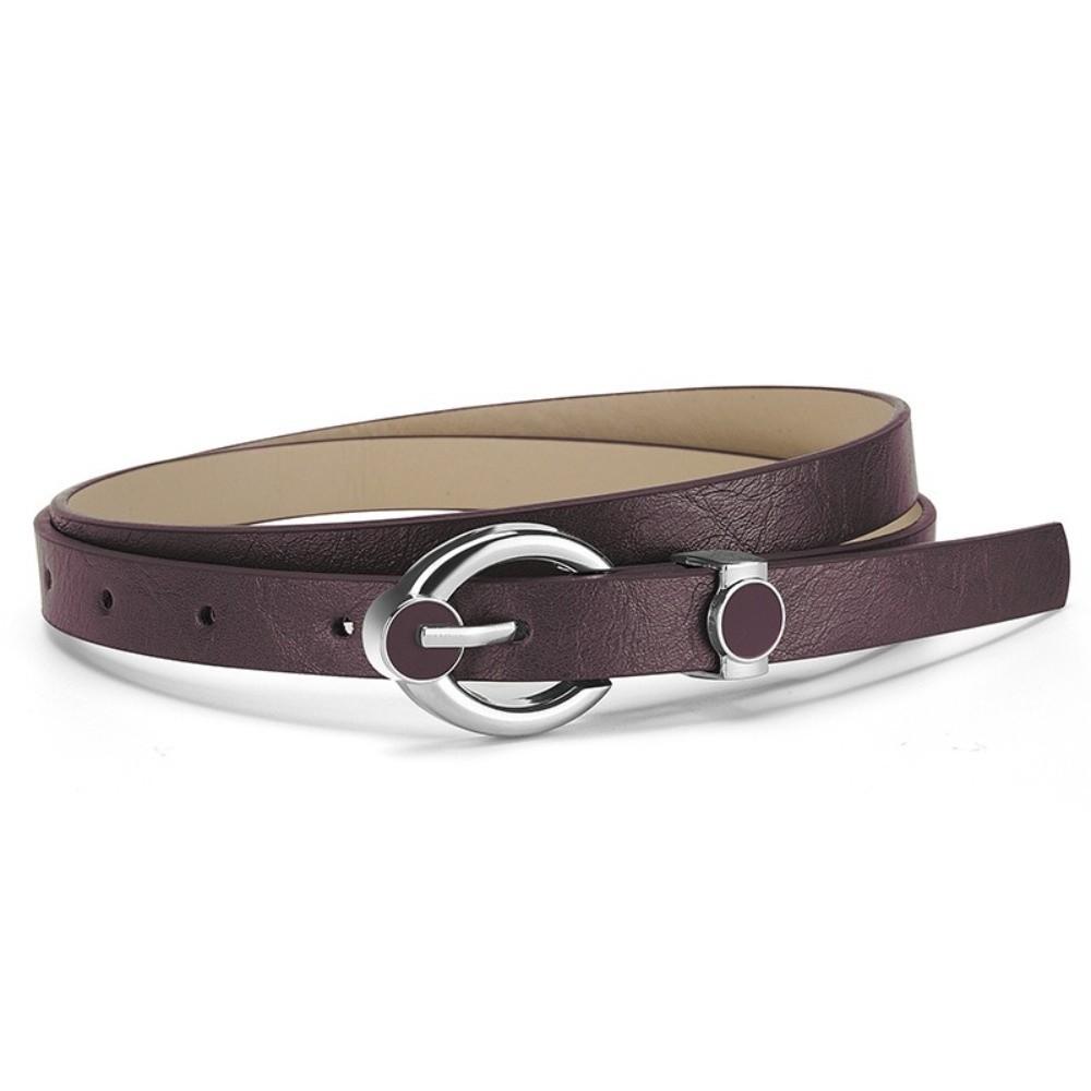 Alloy Pin Buckle Thin Waist Belt Chic Jeans Belts Fashion Punk Waistband  For Women