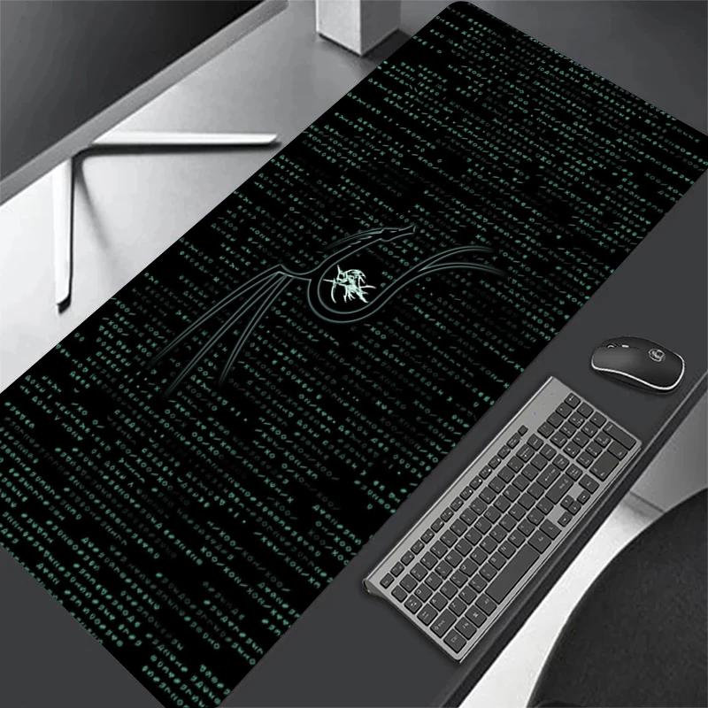 Компания Kali Linux Коврики для мыши Коврик для мыши X Натуральная резина Нескользящий Клавиатура Стол Коврик Кавайный Большой для ноутбука Игровой коврик для мыши