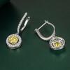 Lindon Copper Alloy Zircon Earrings Drop Earrings For Women Wedding Party Gifts
