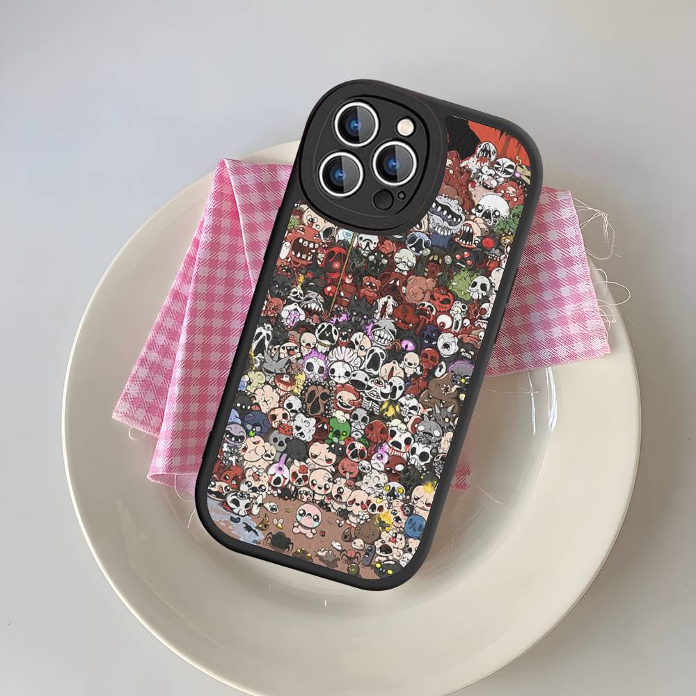 Игра The Binding Of I-Isaac Для IPhone 16 15 14 13 12 11 Pro Max Plus Ударопрочный Кожаный Мягкий Чехол для Телефона