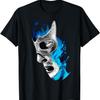 Mex-Art Demon Blue Футболка Легенда Мексиканского Рестлинга Луча Либре