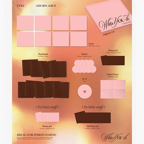 [Выбрать обложку] Digipack Ver JYP POB TWICE With YOU-th