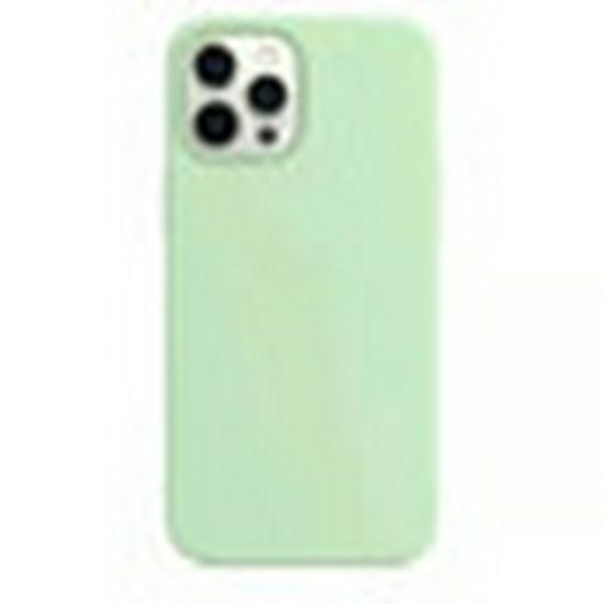 Жидкий силиконовый чехол для iPhone 12 Mini с анимацией MagSafe
