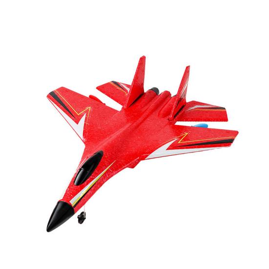 Remote Control Foam Airplane Toy Fixed Wing Beginner Plane with LED Light