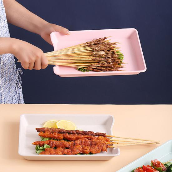 Serving Tray BPA Free Multi-Function Crack Resistant Easy To Clean Space-saving Food Display Reusable Reusable