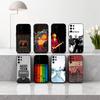 Альтернативный чехол для телефона R-Radiohead -D для Samsung S25,24,23,22,30,21,10,9,Ultra,Plus,Lite,FE,4,5 G Мягкий черный чехол