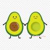 Avocado Icon Avocado Vegetarian Cuisine Iron On Heat Transfer Printing Vinyl Patches Sticker for Clothes DIY Appliques Washable Patches