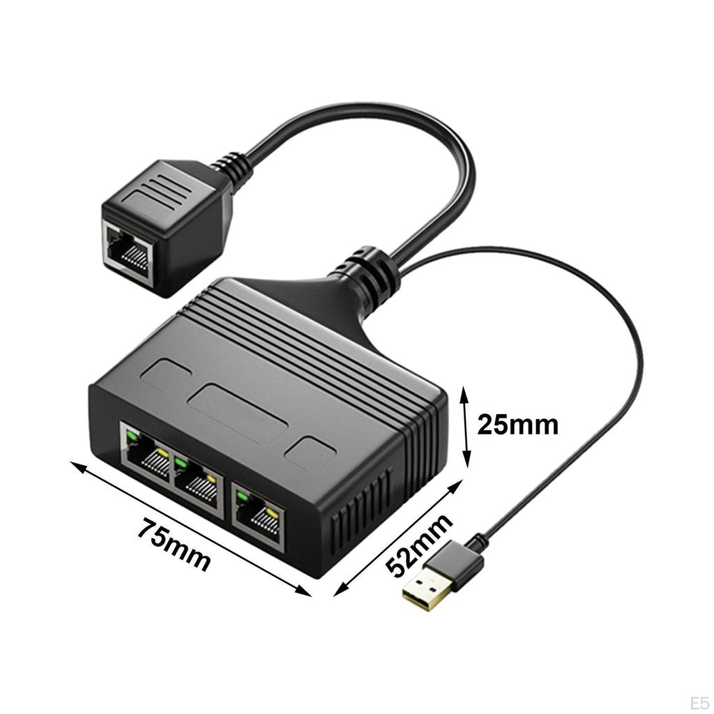 High Performance Ethernet Splitter Cable for Multiple Devices