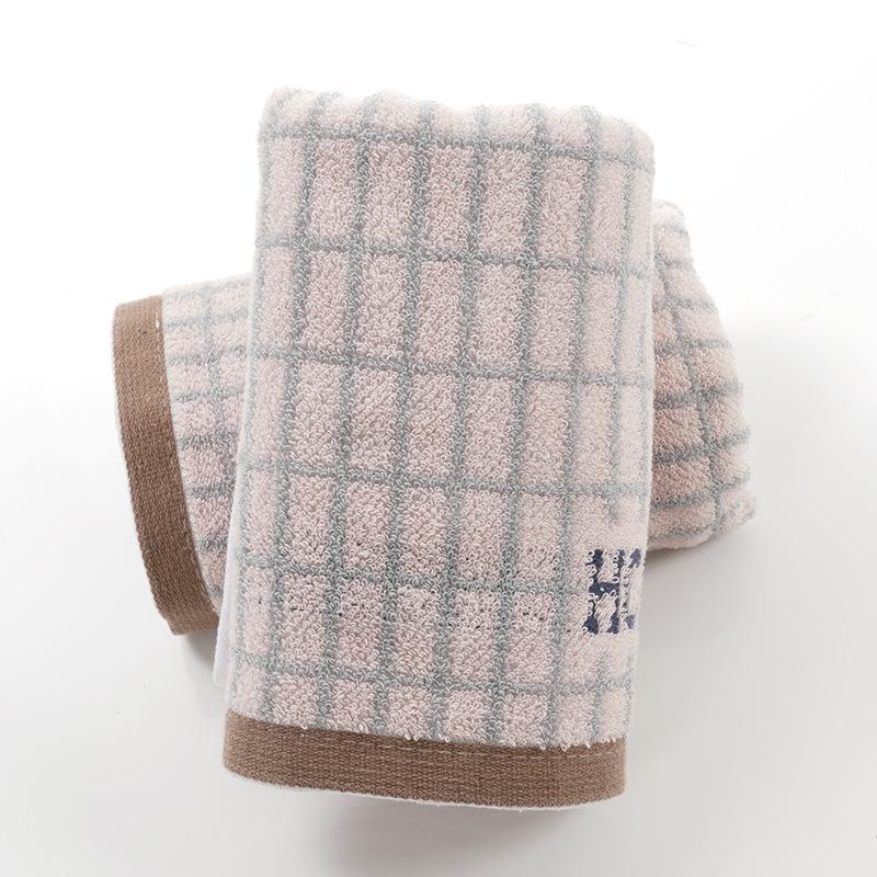 Полосатое хлопковое полотенце с монограммой, узор пони, мультяшное впитывающее цветное тканое полотенце для ванной комнаты