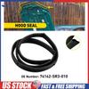 Подходит для Honda Civic 3Дв 4Дв EG 1992-1995 Передняя резиновая уплотнительная полоса капота Черная