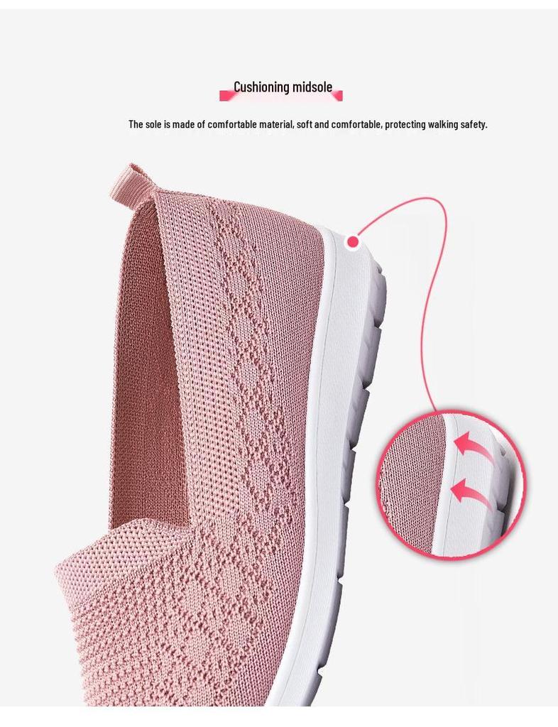 Женская повседневная дышащая обувь на плоской подошве - Мягкая подошва, удобная для всех возрастов