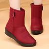 Женские зимние сапоги бархатные утепленные теплые водонепроницаемые нескользящие для среднего и пожилого возраста хлопковые ботинки ботинки для мамы женские короткие ботинки