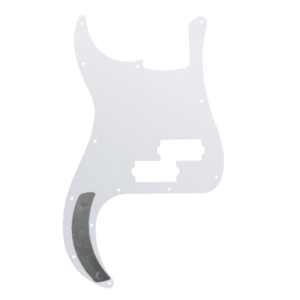 FLEOR 2 шт. 13-отверстий накладка на корпус (pickguard) и защитная пластина (scratch plate) для 4-струнного бас-гитары + винты, Красный черепаховый + Коричневый черепаховый
