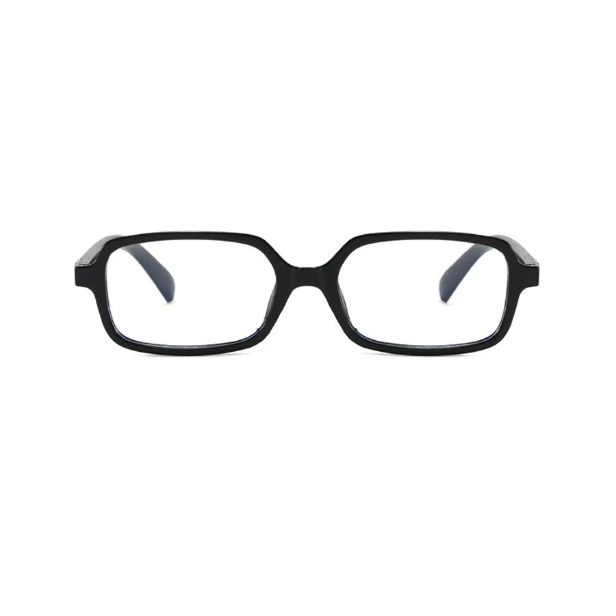 Black Square Anti-Blue Light Glasses Women Small Optical Frame Eye Protection Eyeglasses Reading Glasses Office Computer Goggles