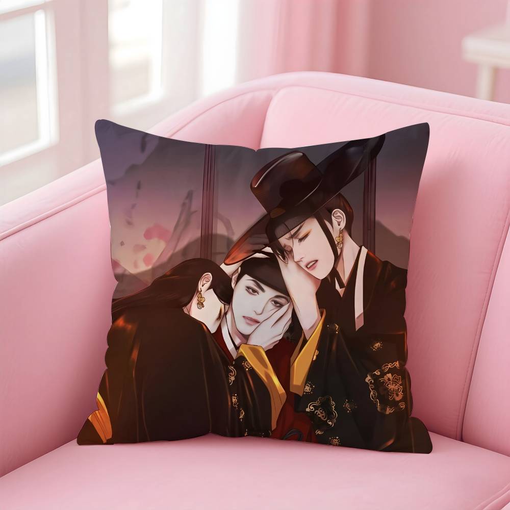 The GhostS N-Nocturne Pillow Case Comfort Sofa Bed Silky elegant Invisible zipper Custom Decorative cushion cover